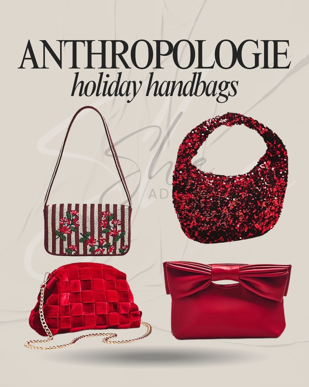 Holiday handbags ♥️ 

#LTKootd #LTKGiftGuide #LTKHoliday
