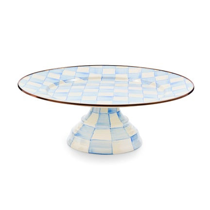 Courtly Check Pedestal Platters, Set of 3 | MacKenzie-Childs