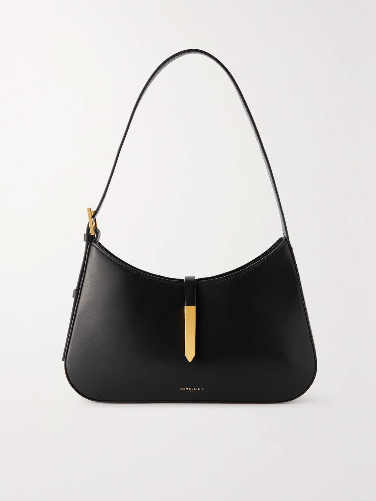 DeMellier - Tokyo Leather Shoulder Bag - Black | NET-A-PORTER (US)