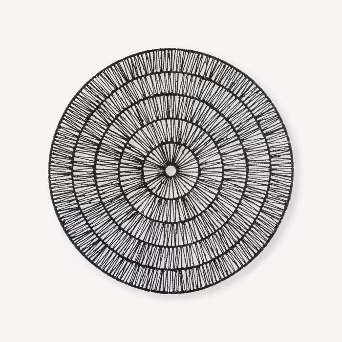 Black Seagrass Decorative Wall Plaque | Bouclair