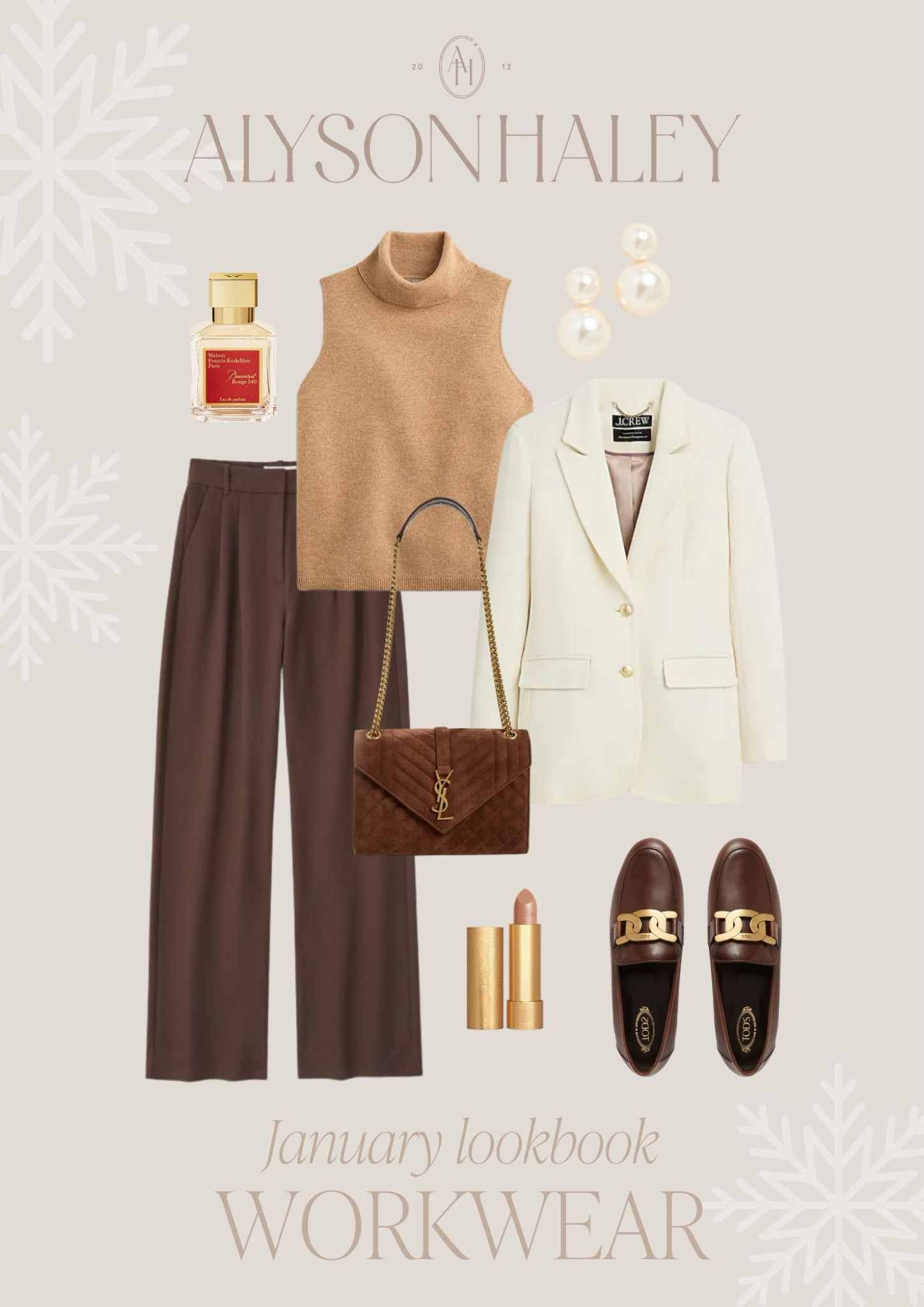 Winter workwear outfit idea. I love this cashmere sweater vest and cream blazer. 

#LTKworkwear #LTKSeasonal #LTKstyletip