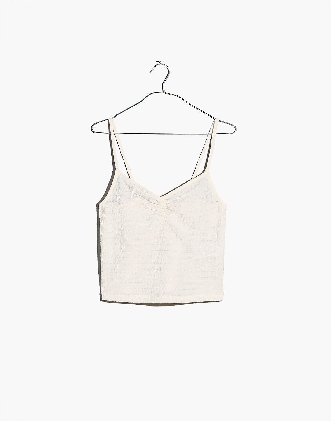 Crinkled Ruched-Front Cami Tank Top | Madewell