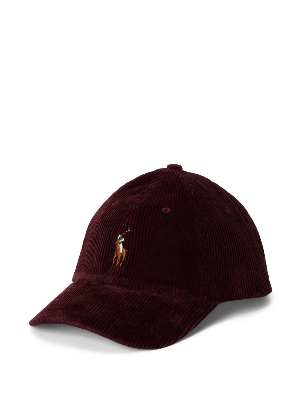Polo Ralph Lauren Corduroy Baseball Cap | Red | FARFETCH | Farfetch Global