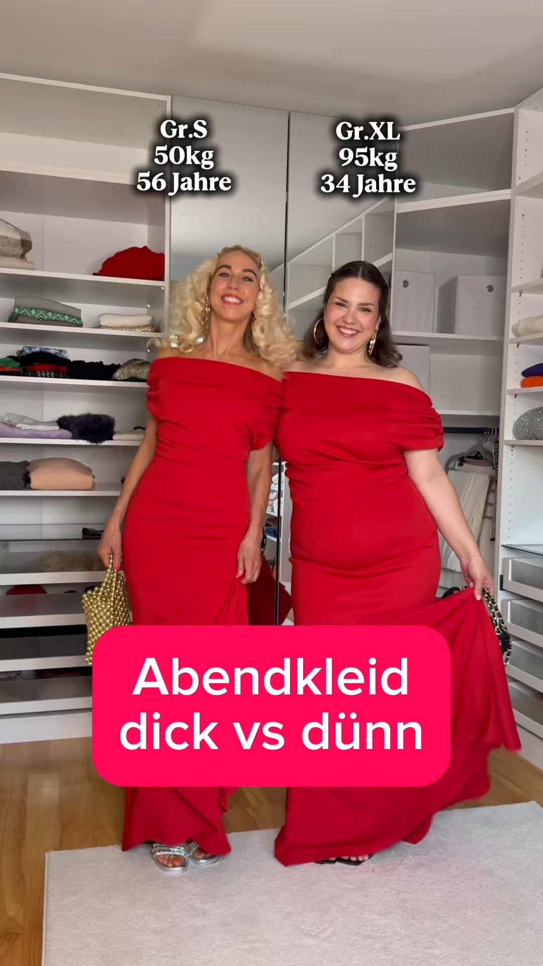 Wir tragen Gr.S & Gr.XL🫶

#LTKkleider #LTKdeutschland