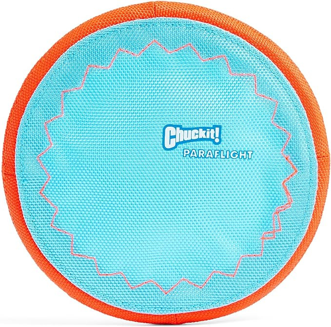 Chuckit! Paraflight Flying Disc Dog Toy - Water Floating Flyer - Durable Nylon Construction with ... | Amazon (US)