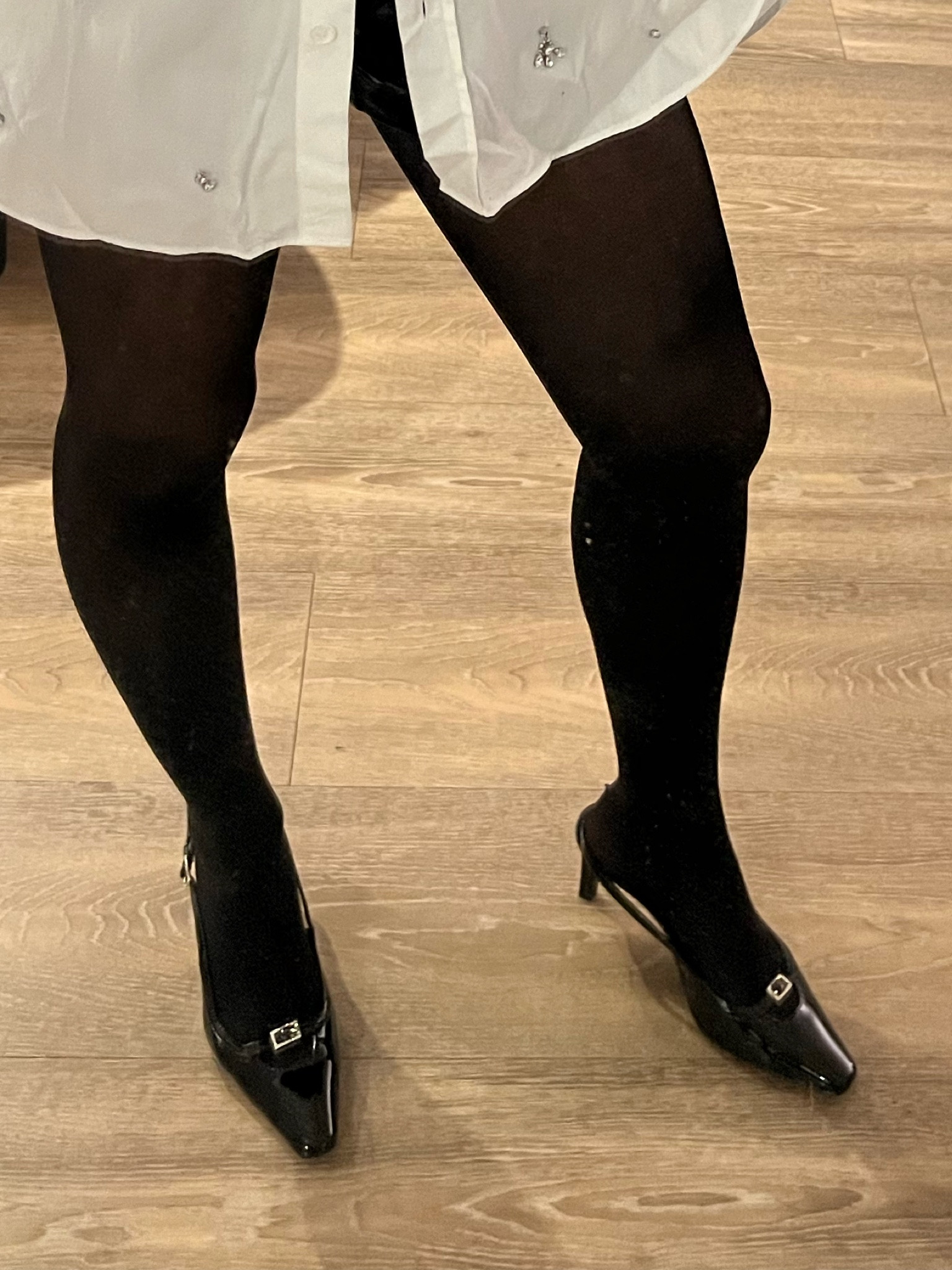 Been looking for something similar to the Saint Laurent black patent embellished sling backs and I finally found one!!! They run TTS

#LTKSeasonal #LTKstyletip #LTKfindsunder100