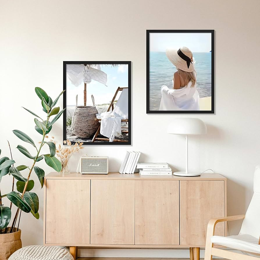 decorUhome 16x20 Picture Frame, Display Pictures 11x14 with Mat or 16x20 without Mat, Wall Hangin... | Amazon (US)