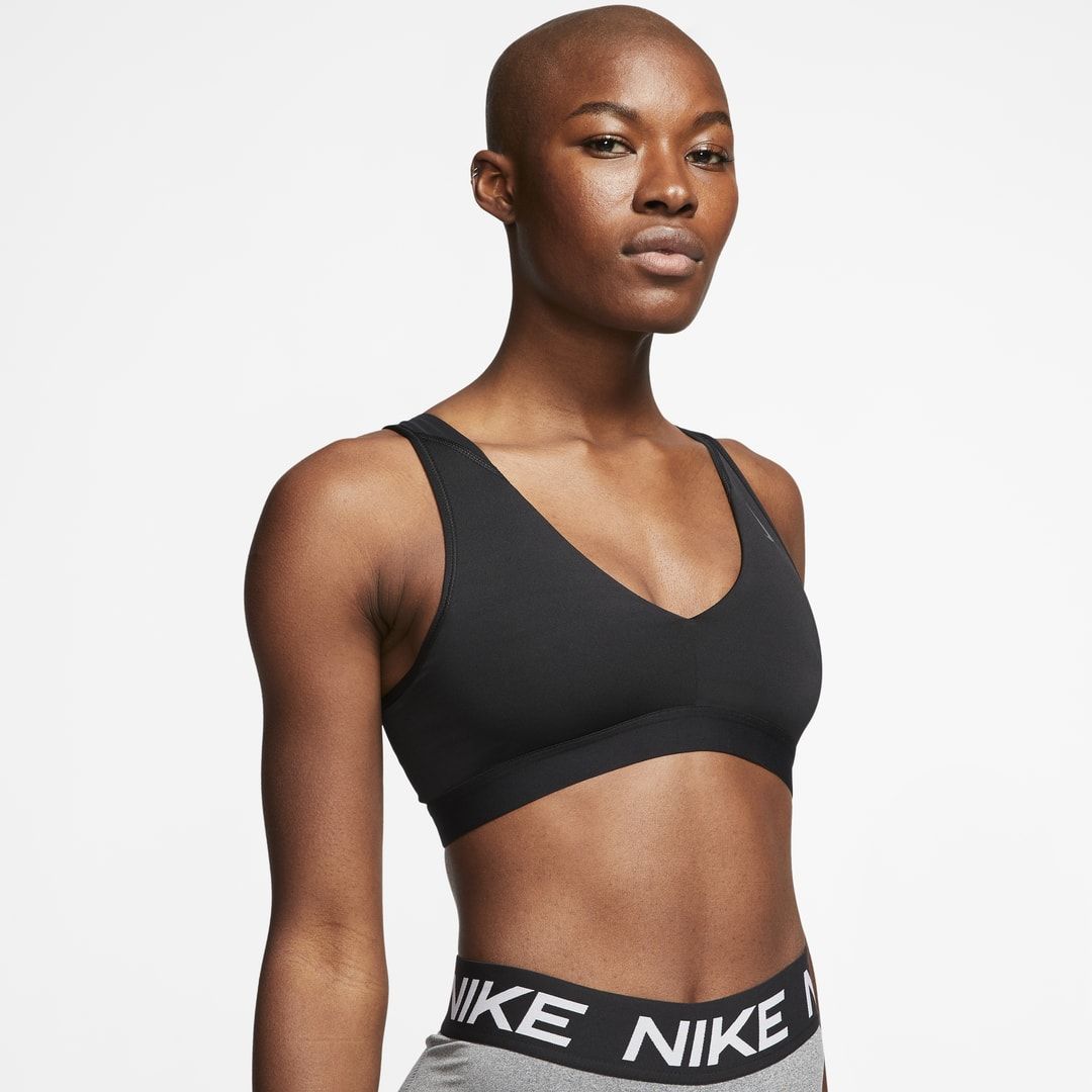 Nike Yoga Women's Light-Support Twisted Keyhole Sports Bra (Black) | Nike (US)