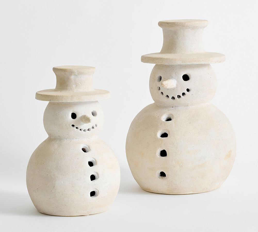 Terracotta Snowman | Pottery Barn (US)