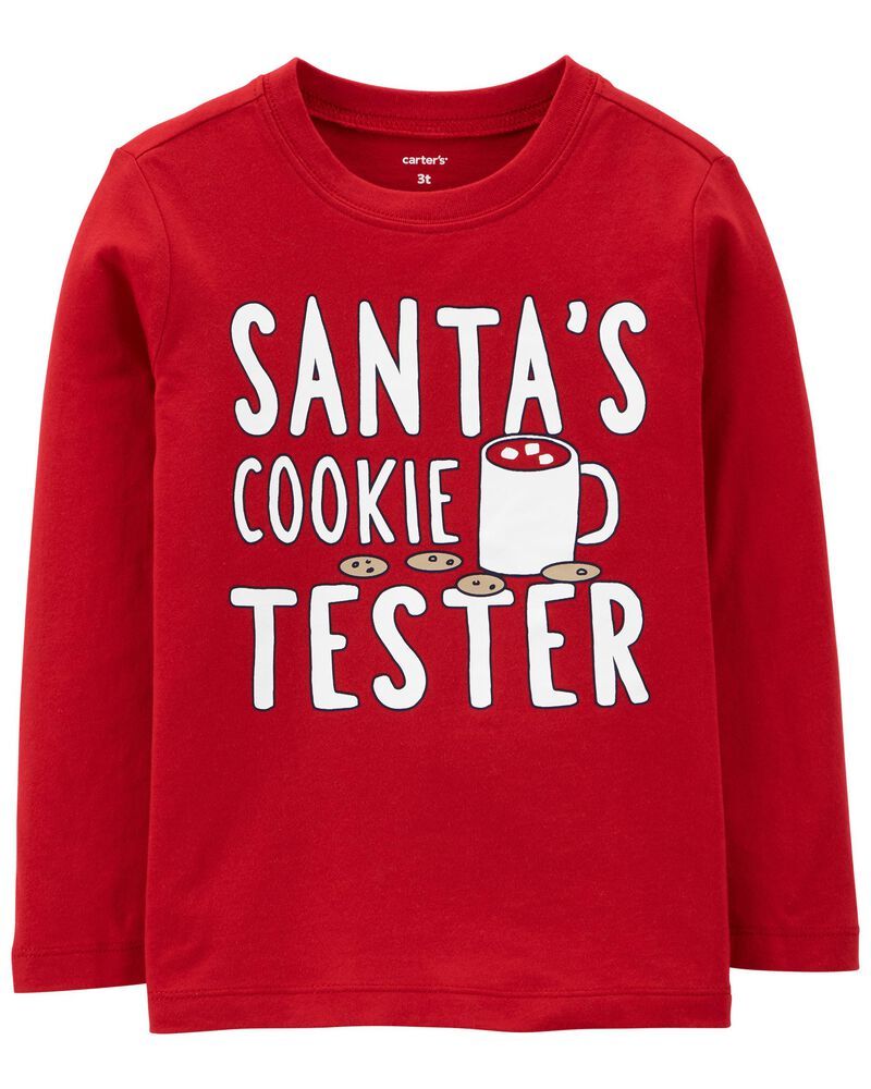 Santa's Cookie Tester Jersey Tee | Carter's