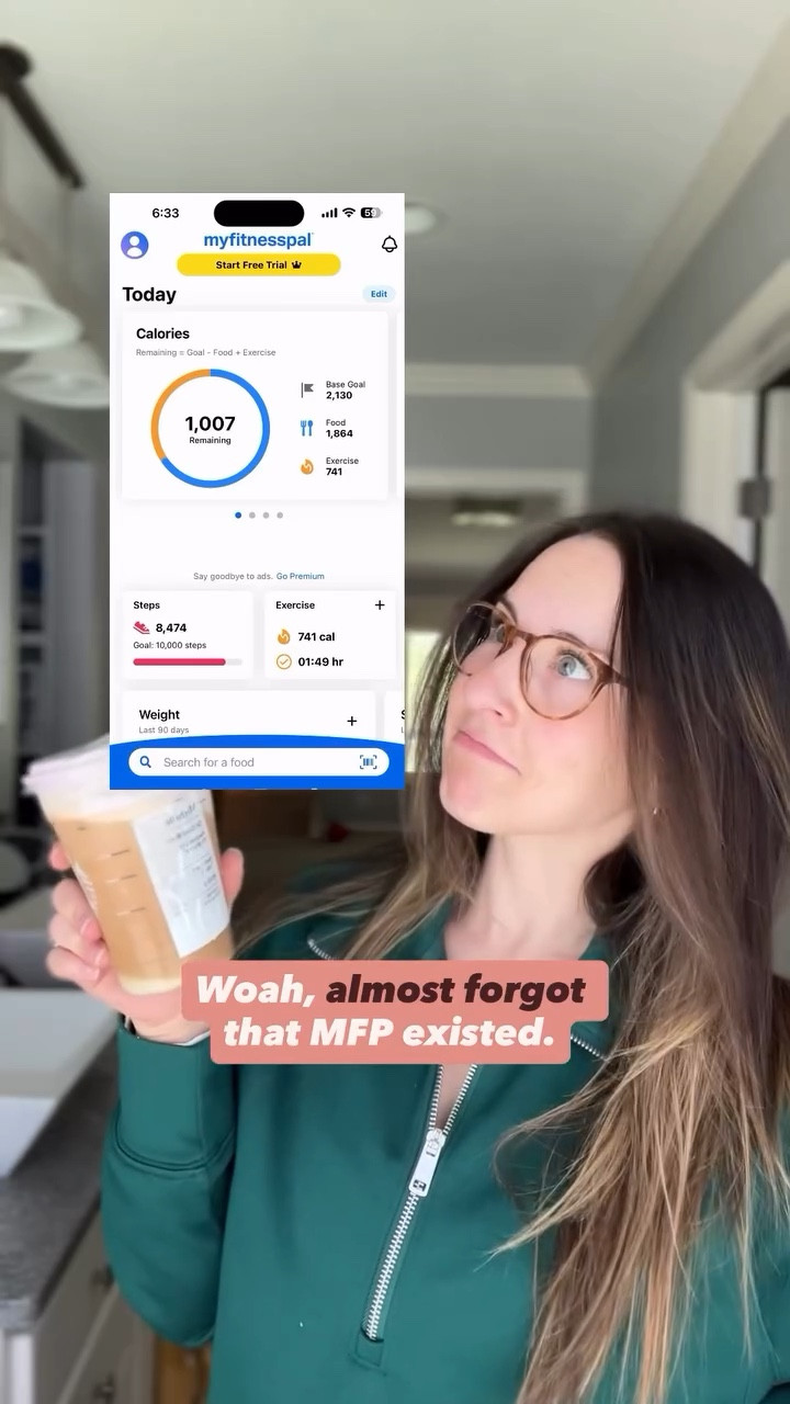 Not everyone will have a terrible experience counting calories. But I did.

For my perfectionistic-minded brain, it was a disaster.

The all-or-nothing mentality was almost unavoidable.

Ope, went over my calorie limit for the day? Guess I’ll just say “F it” 🤦🏻‍♀️ 

or go back in and re-adjust all the portions so I can convince myself that I actually DID stay within my calorie limit. 🤏🏻

Under my calorie limit? Baller. That means I can eat more food, even if I’m not hungry. 🛒 

There’s a right way to approach calorie tracking. But there’s also a deeply, highly flawed way… and 90% of the time that’s how it ends up going.

If you’ve been burned 🔥 OR saved🙏🏻 by calorie counting, lmk in the comments. I want to hear about your experience!
•
•
•
•
•  #myfitnesspal #chronometer #noom #caloriecount #caloriecounting #caloriecounter #1200calories