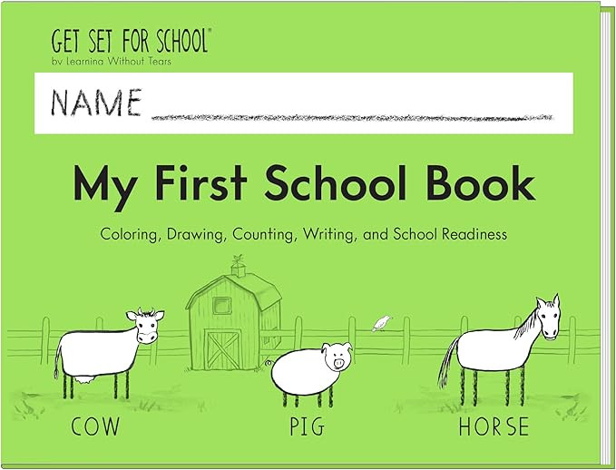 Learning Without Tears - My First School Book Student Activity Workbook, Get Set for School Progr... | Amazon (US)