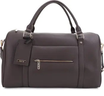 Amber Vegan Leather Overnight Duffle Bag | Nordstrom