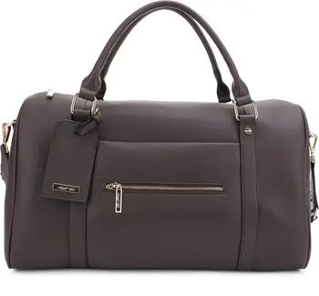 Amber Vegan Leather Overnight Duffle Bag | Nordstrom