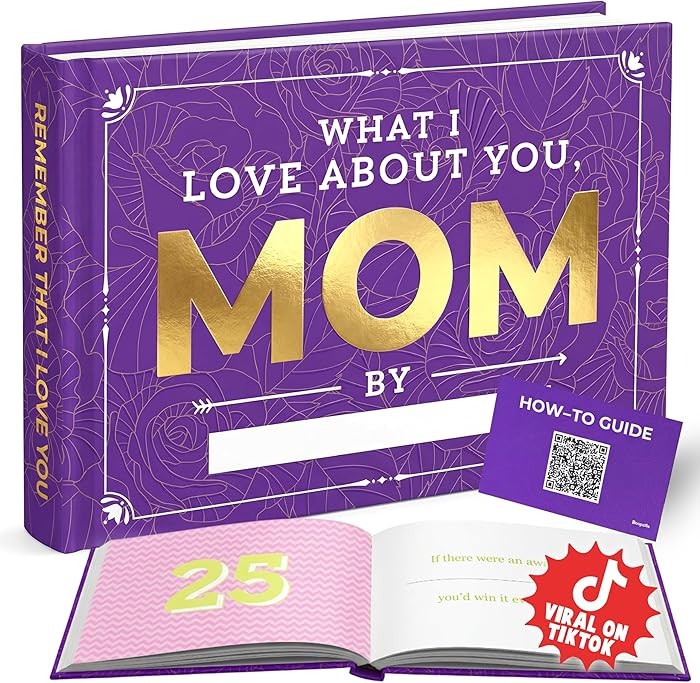 Mothers Day Gifts for Mom - What I Love About You Sentimental Book to Fill Out from Daughter Son ... | Amazon (US)