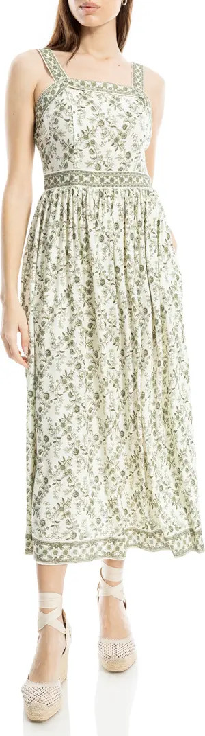 Print Fit & Flare Maxi Dress | Nordstrom Rack