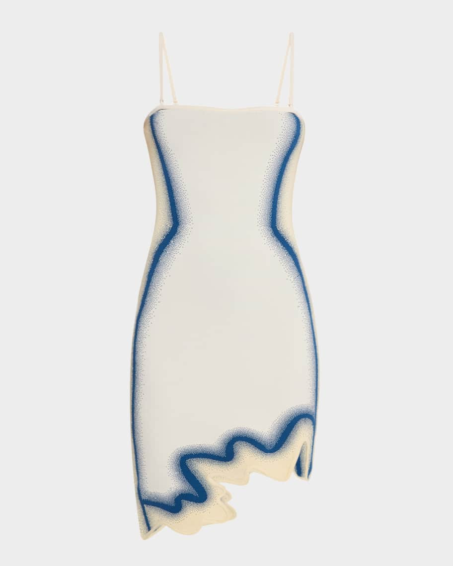 PH5 Camassia UV Reactive Wavy Asymmetric Dress | Neiman Marcus