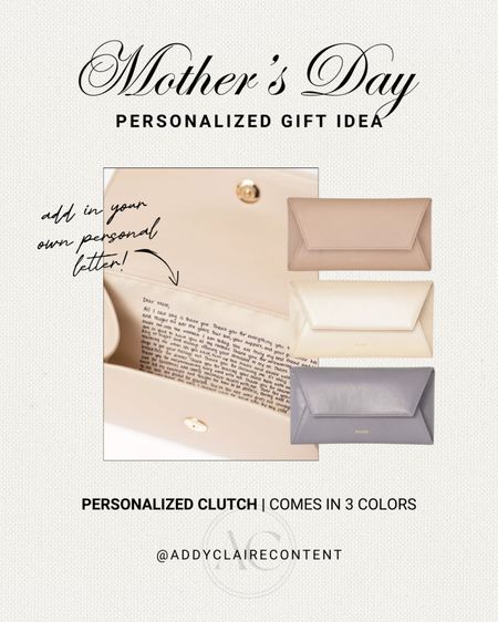 Mother’s Day gift idea!! 💐
This personalized is so cute! Upload your own handwritten letter and it prints on the inside, comes in three neutral colors! #giftguide #personalizedgift #giftsforher

#LTKGiftGuide #LTKwedding #LTKSeasonal