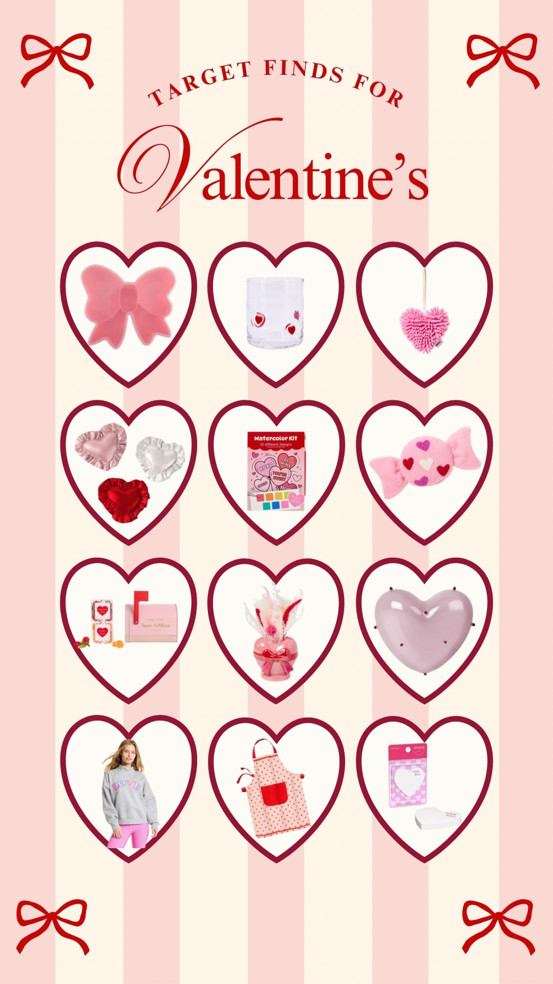 The cutest finds from the Target Valentine’s collection! I have regrets from not purchasing some of these last year, so snatch them up before they sell out!

#LTKGiftGuide #LTKSeasonal #LTKFindsUnder50