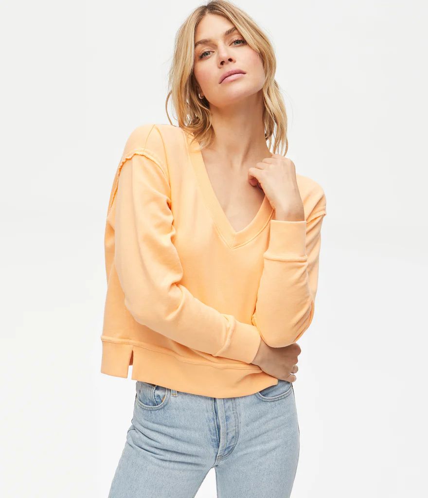 Camila V-Neck Pullover | MichaelStars.com