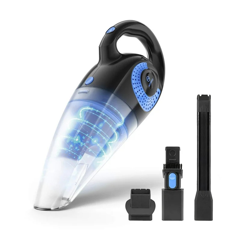 Moosoo Strong Suction handheld Vacuum Cleaner, Cordless Hand Vacuum, Rechargeable Handy Vac for C... | Walmart (US)
