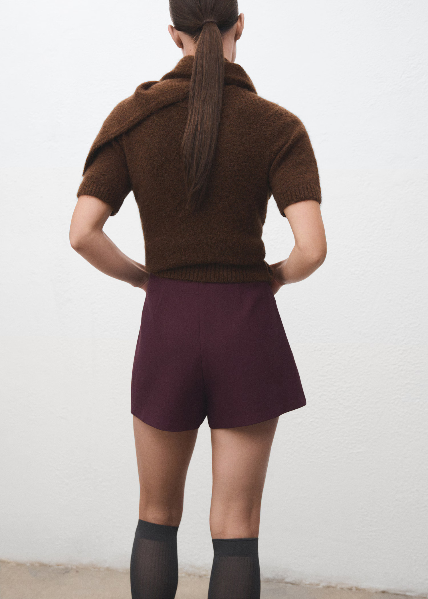 Wrapped skort | MANGO (UK)