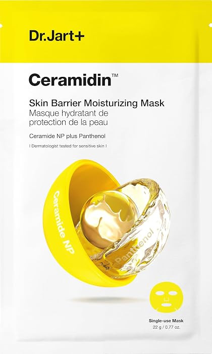 Dr.Jart+ Ceramidin Skin Barrier Moisturizing Korean Face Mask | Sheet Mask | Korean Skin Care | Amazon (US)
