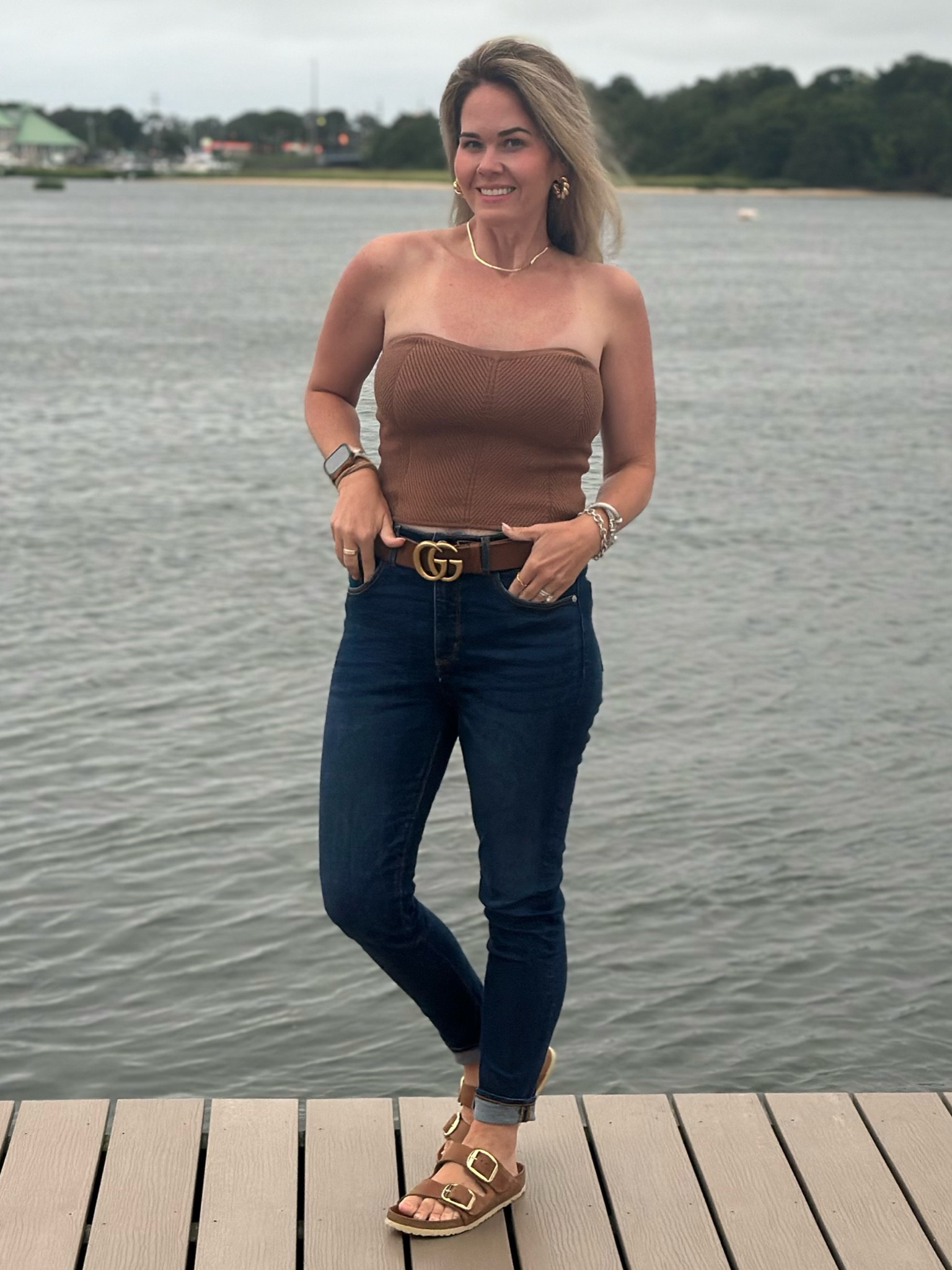 Cool summer. 

Top: true to size
Jeans: size down


#LTKMidsize #LTKStyleTip #LTKSaleAlert