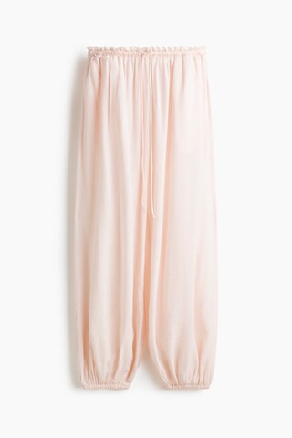 H & M - Balloon Pants with Drawstring - Light Peach Pink | H&M (US + CA)