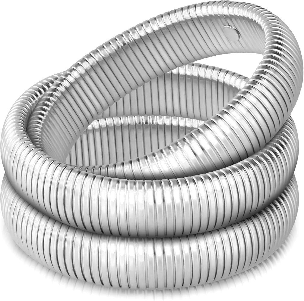 Gold Bangle Bracelets for Women Chunky Stretch Bracelet Set Stackable Bangles 14K Gold Plated Sta... | Amazon (US)