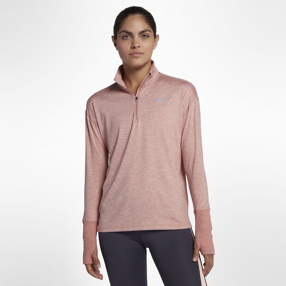 Nike Element Women's Half-Zip Running Top Size XS (Pink) | Nike (US)