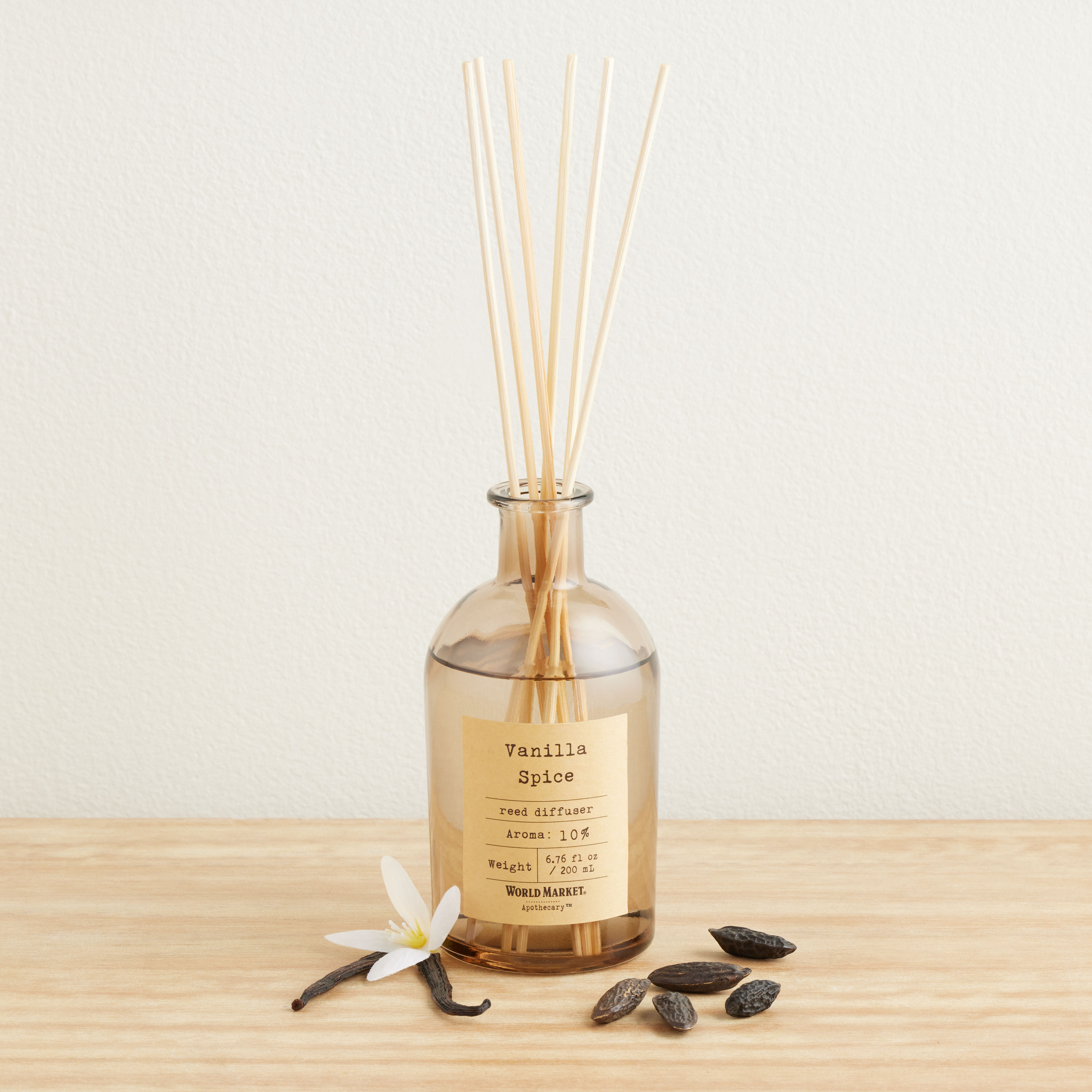 Apothecary Vanilla Spice Reed Diffuser - World Market | World Market