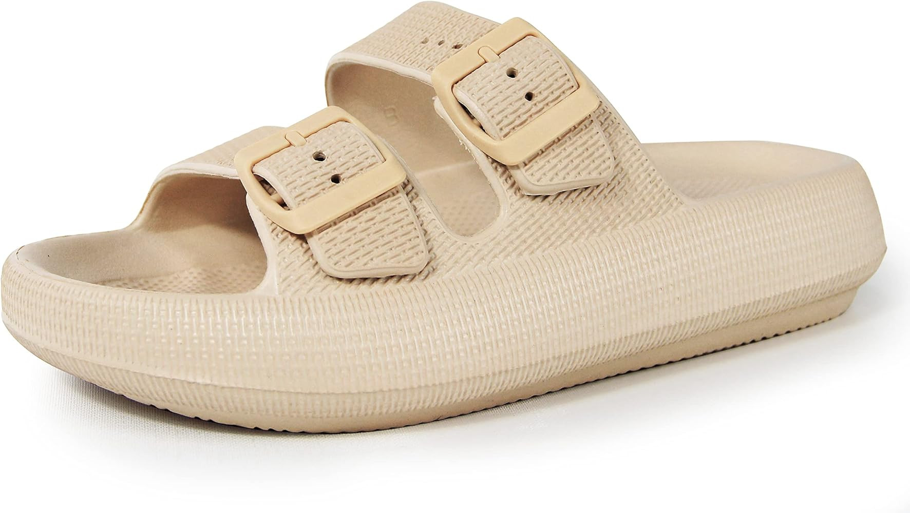 BenSorts Women Men Cloud Slides Adjustable Buckles Pillow Sandals EVA Thick Sole | Amazon (CA)