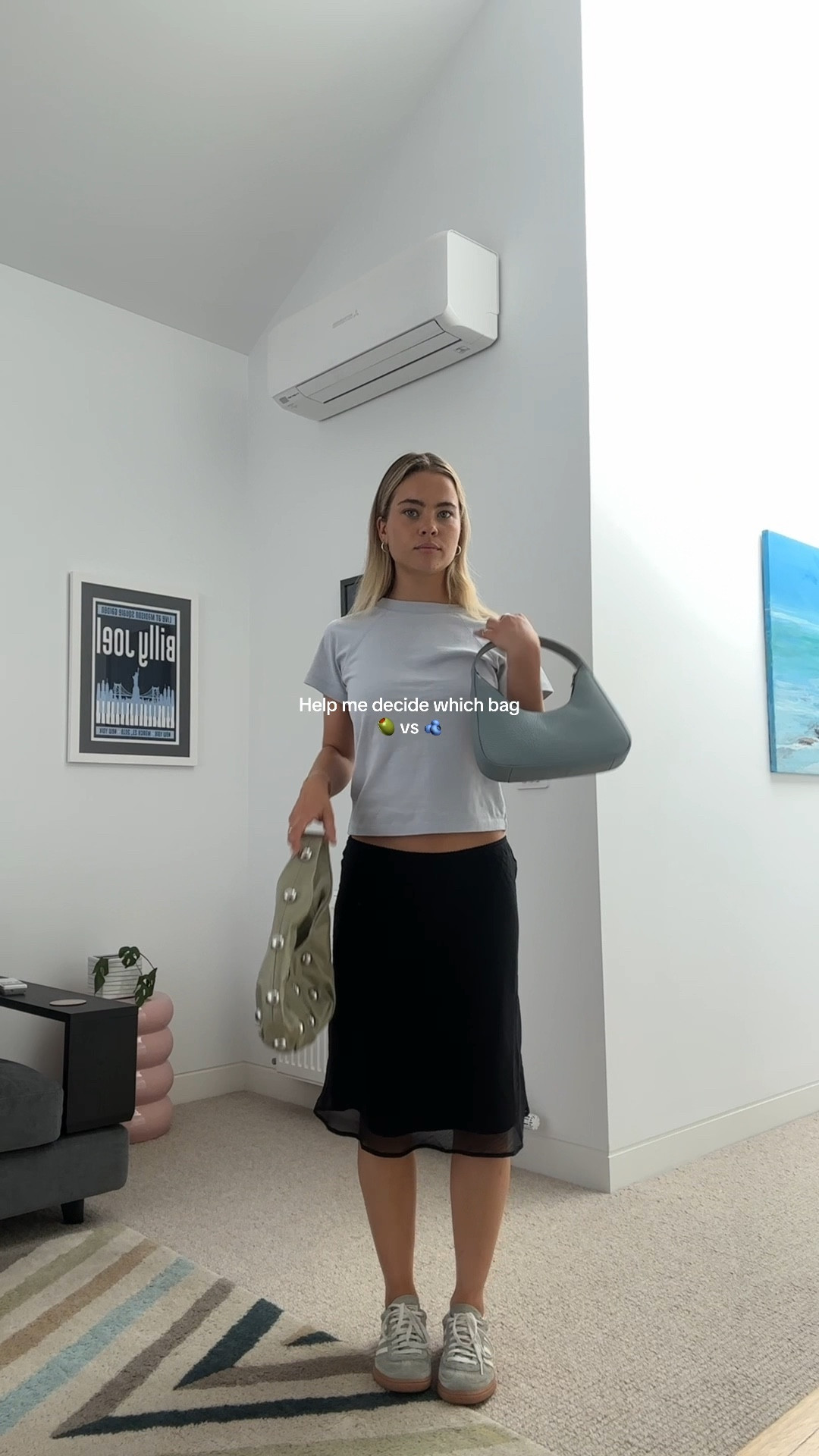 Green bag is Zara & Blue is Status Anxiety 

#LTKbag #LTKaustralia #LTKstyletip