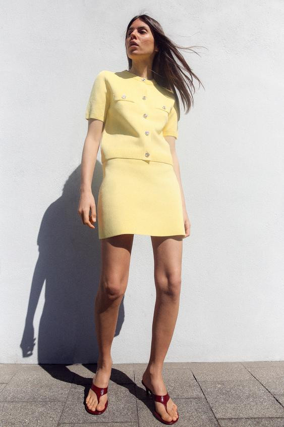 KNIT MINI SKIRT | Zara US