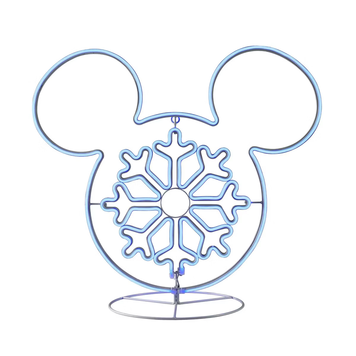 Disney 2' Outdoor Neon Mickey Snowflake | Target