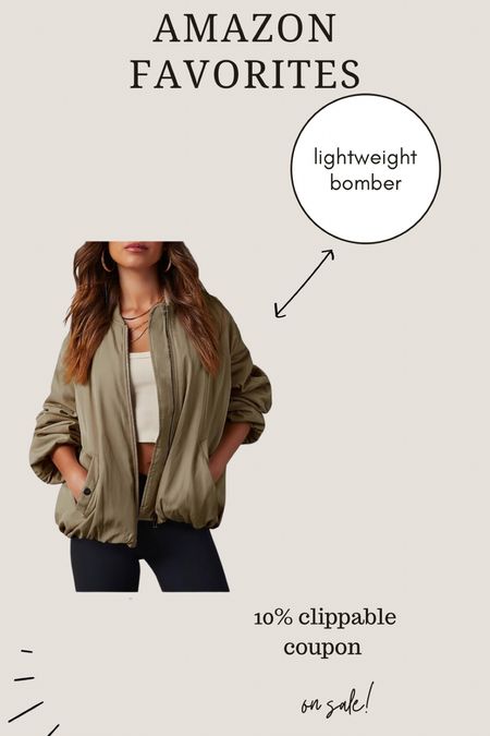 Amazon daily deal
Lightweight bomber jacket on sale 

#LTKstyletip #LTKsalealert #LTKfindsunder50