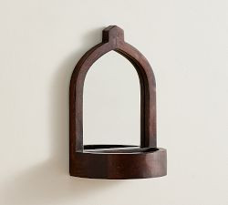 Carved Wood Wall Sconce | Pottery Barn (US)