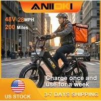 Electric bike ANIIOKI AQ177 Electric Bicycle 48V 60Ah Battery 1000W Peak Motor 28mph Multi Purpose E Bike Fat Tires 20""*4 | AliExpress (US)