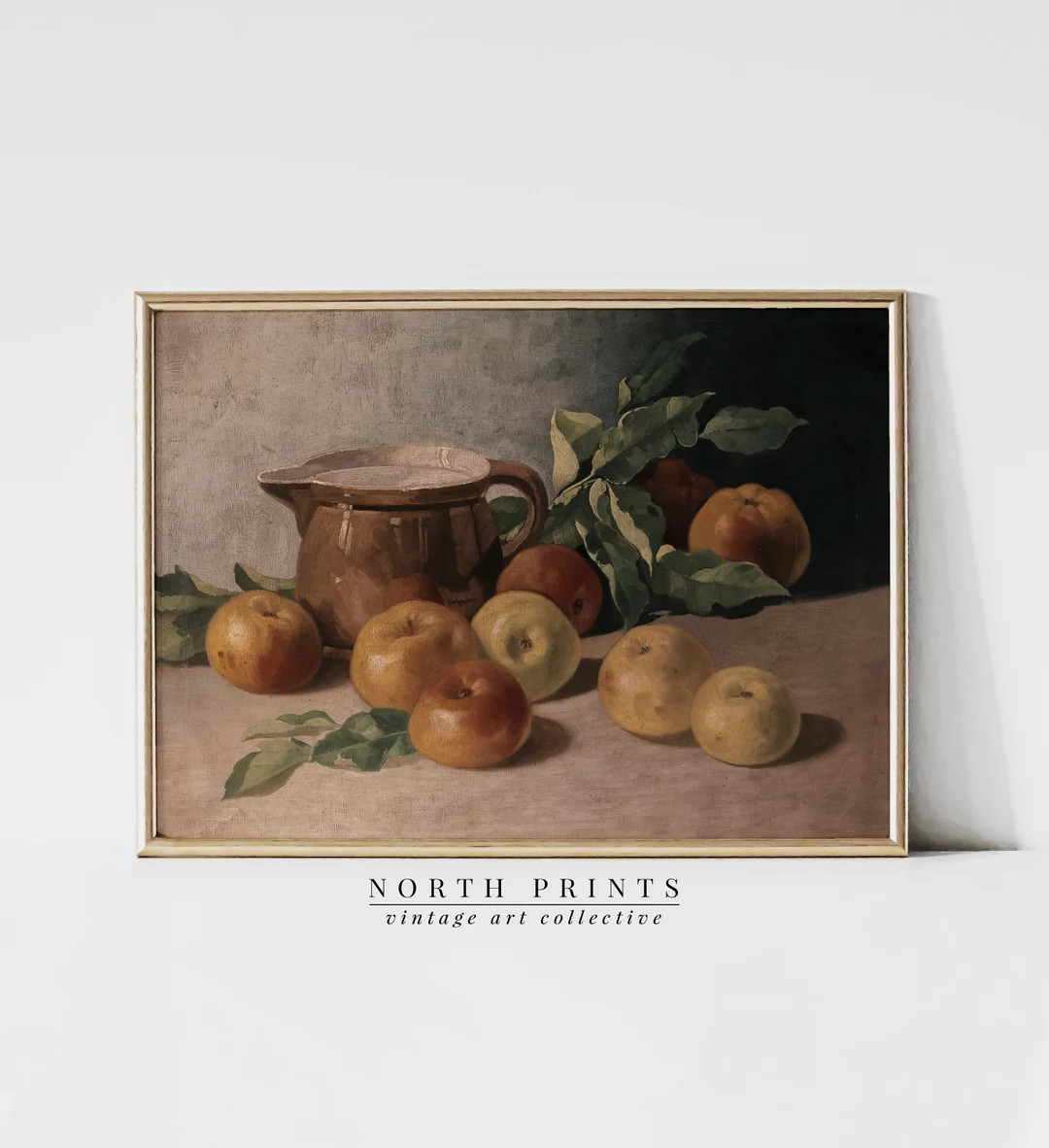 Country Kitchen Print | Vintage Painting | Apple Still Life PRINTABLE Digital Download | 385 | Etsy (CAD)