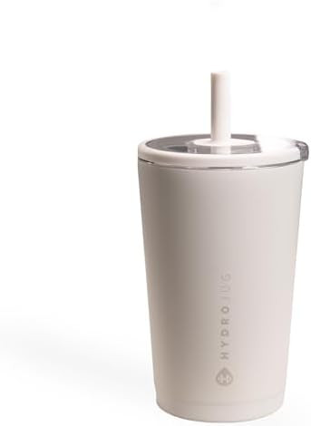 HydroJug Everyday Tumbler 14 oz – Ceramic-Lined Insulated Tumbler with Straw and Soft-Touch Lid... | Amazon (US)