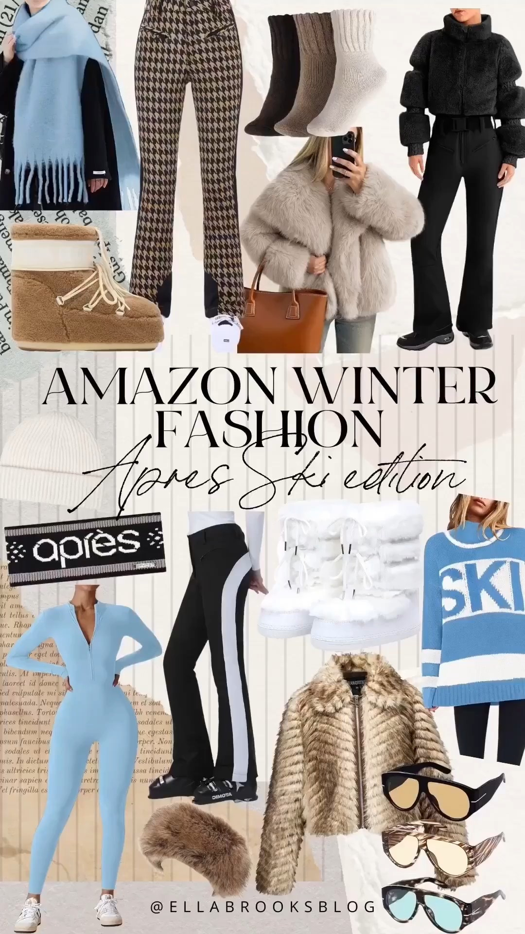 Amazon winter fashion: Apres Ski edition

Amazon fashion, winter style, snow pants, snow suit, ski outfit, snow boots, winter boots, cold weather outfit

#LTKSeasonal #LTKTravel #LTKFindsUnder100