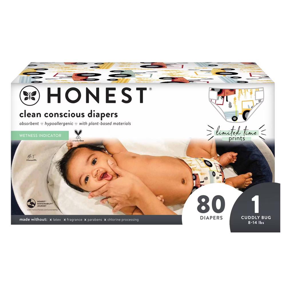 The Honest Company Disposable Diapers - Farmlife - Size 1 - 80ct | Target