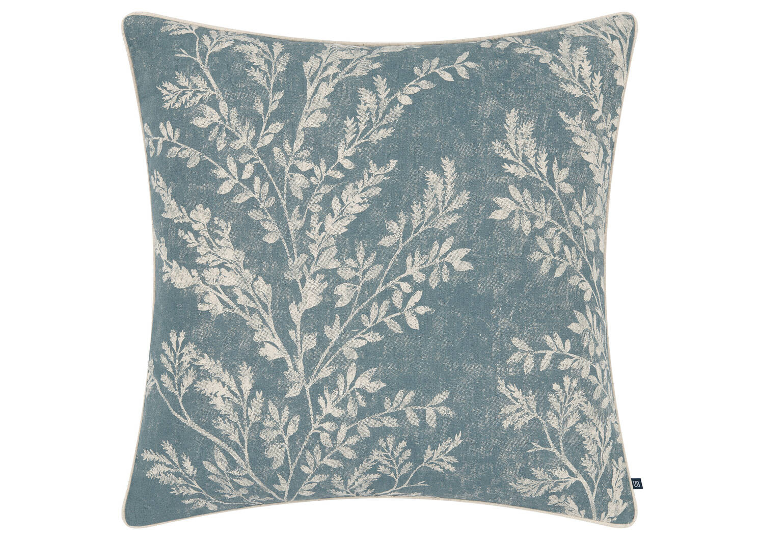 Lydia Cotton Pillow 20x20 Pond/Sand | Urban Barn