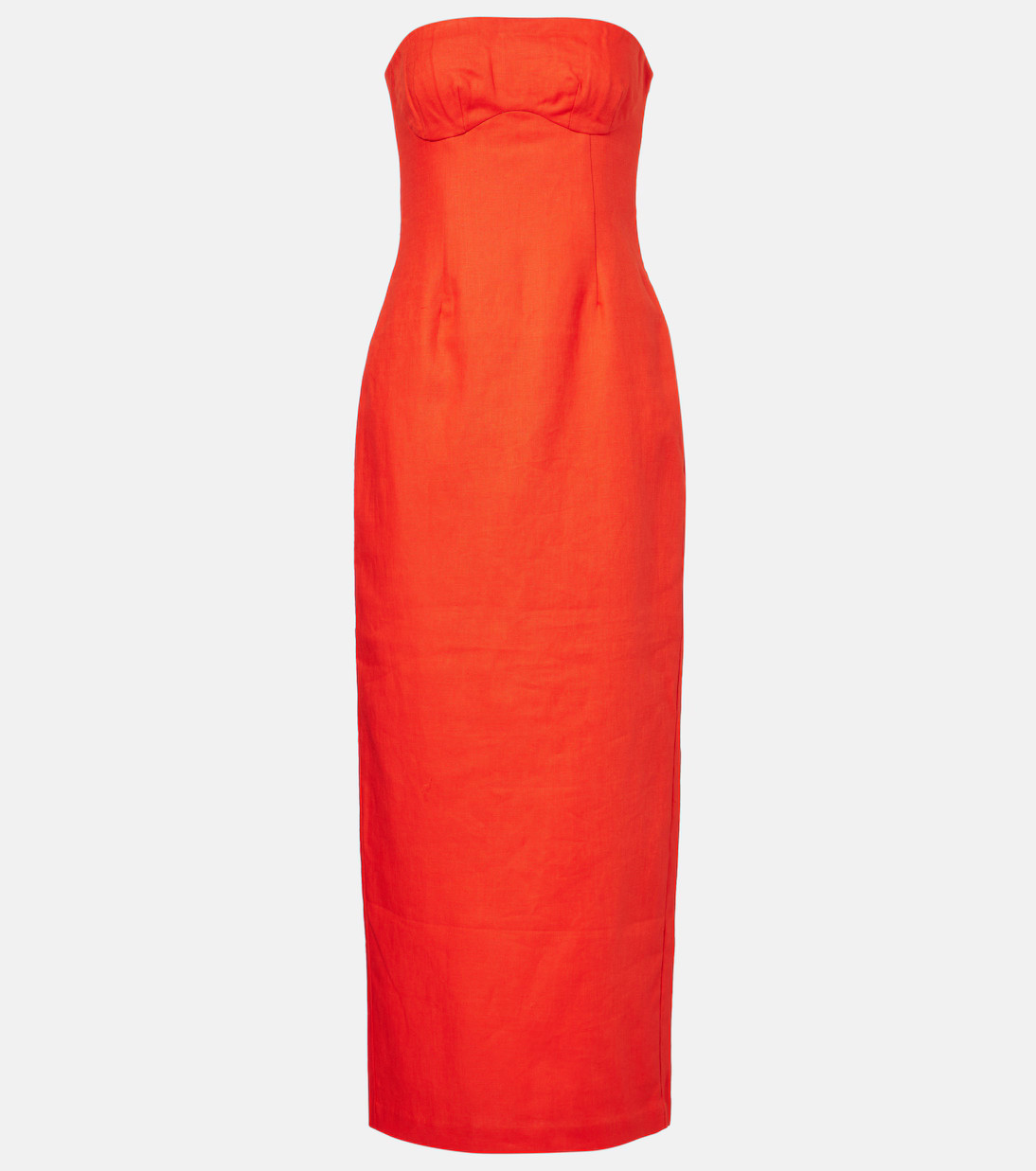 Strapless linen maxi dress | Mytheresa (US/CA)