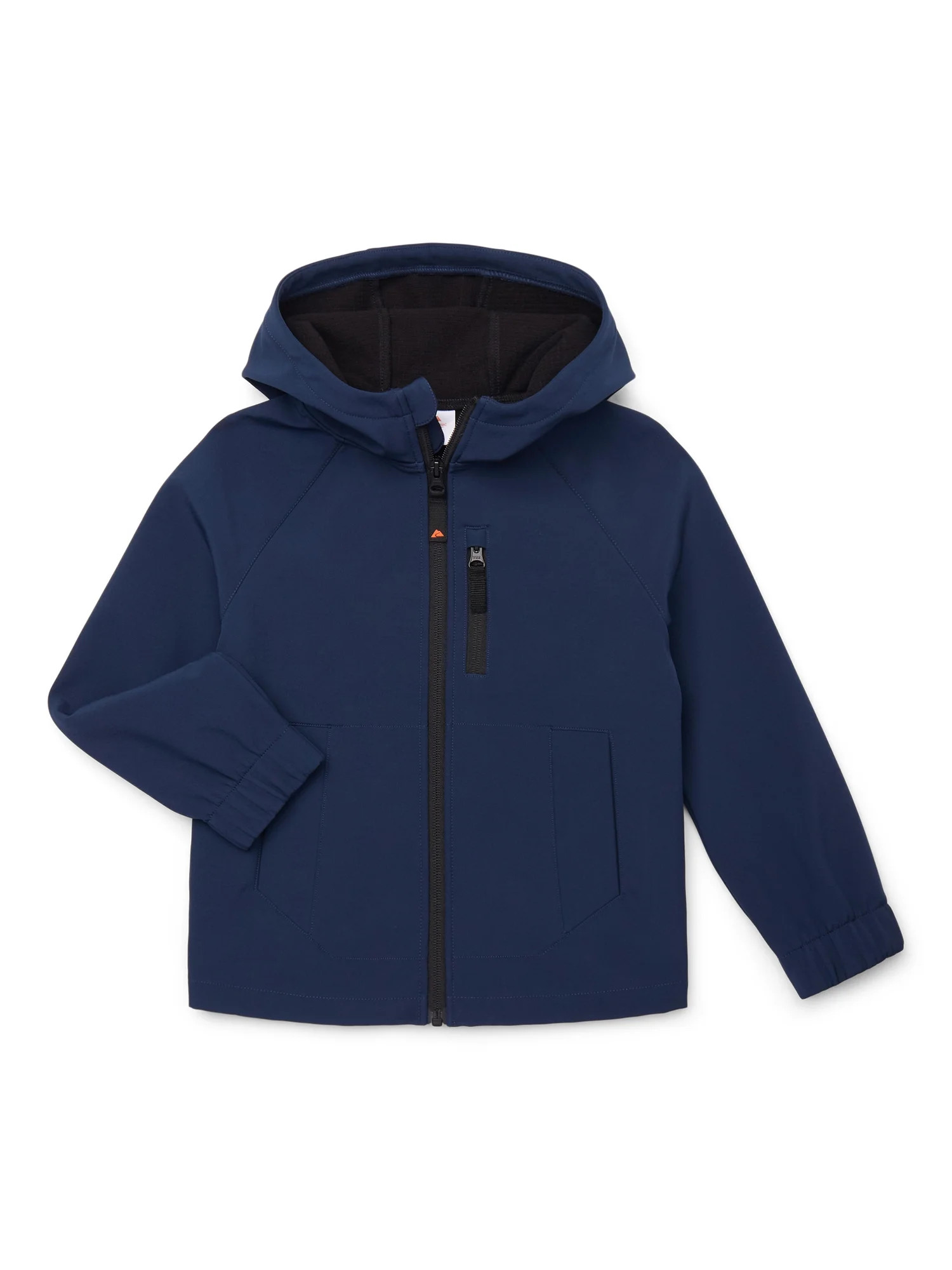 Ozark Trail Little and Big Boys Hooded Softshell Jacket, Lightweight, Sizes 4-18 - Walmart.com | Walmart (US)