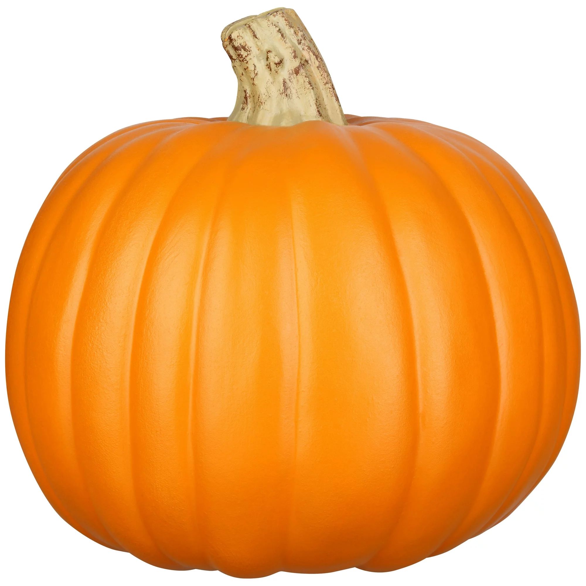 Way to Celebrate Halloween Orange Pumpkin Decoration, 9" | Walmart (US)