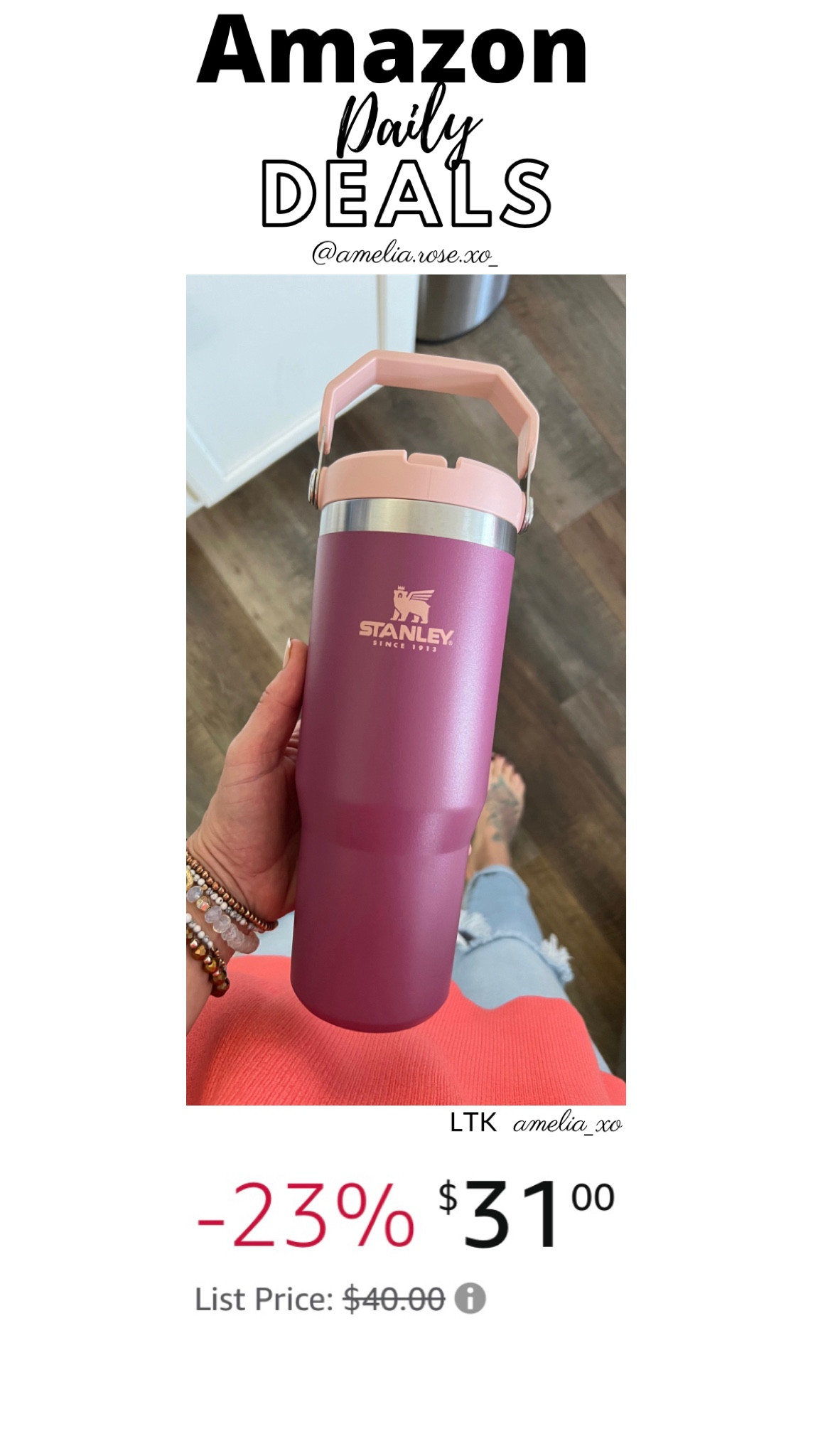 Stanley tumbler on sale!! 

#LTKfamily #LTKfit #LTKsalealert