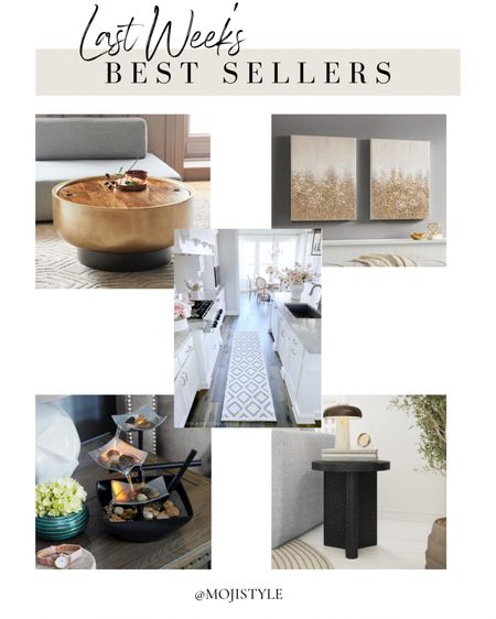 Here are all of this week’s best sellers! From accent furniture to home decor and accents. 

#LTKhome #LTKsalealert #LTKSeasonal