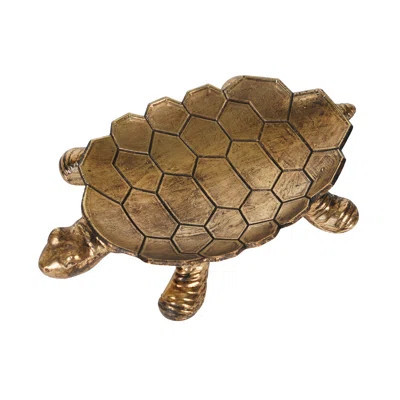 Metal Gold Tortoise Turtle Jewelry Organizer Tray Trinket Dish | Wayfair North America